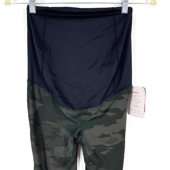 Isabel Maternity Crossover Panel Camo Leggings Women's Size XS Maternity NWT - Picture 5 of 9